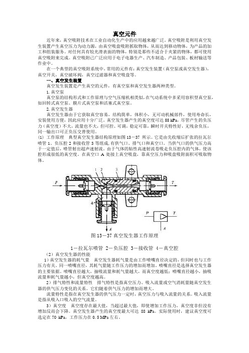 真空元件