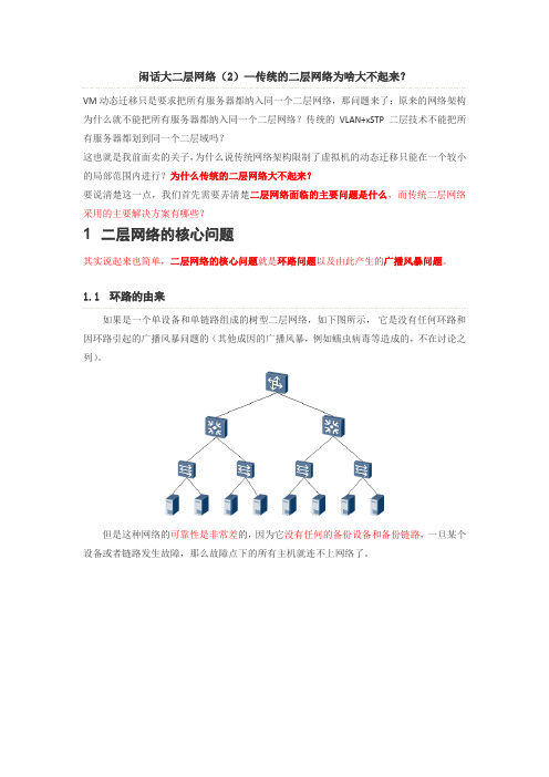 闲话大二层网络(2)—传统的二层网络为啥大不起来？