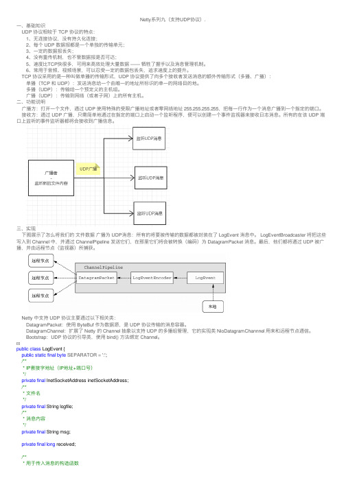 Netty系列九（支持UDP协议）.