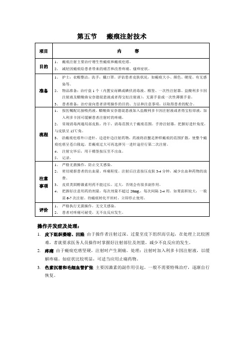 瘢痕注射技术5