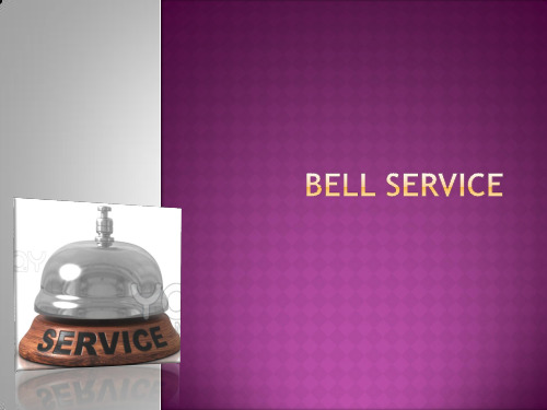 酒店英语chapter1Unit3.bell-service
