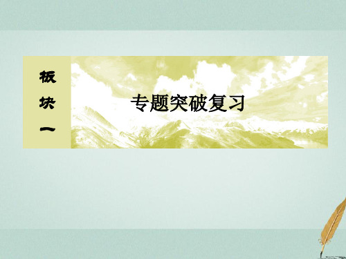 2018届高考物理二轮复习板块一专题三电场和磁场3_2磁场及带电粒子在磁场中的运动课件2018042