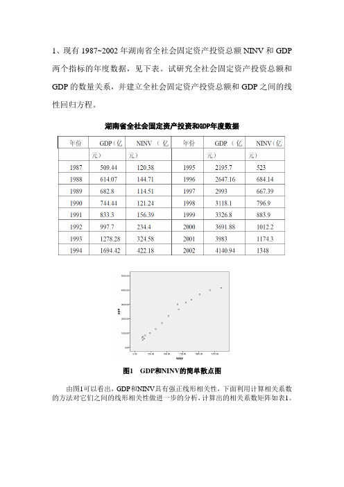 计量地理学作业