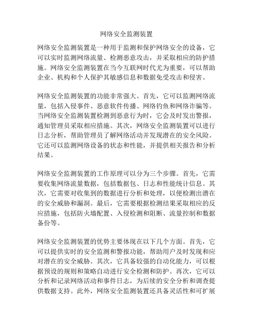 网络安全监测装置