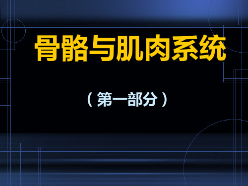 《医学影像学》骨骼与肌肉系统