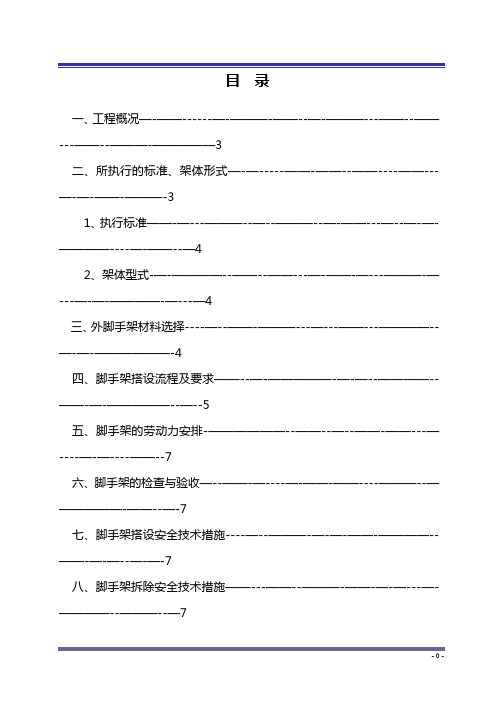 脚手架专项施工方案(专家论证)[1]