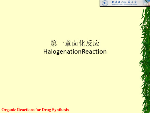 第一章卤化反应HalogenationReaction