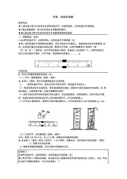 密度测量学案.docx