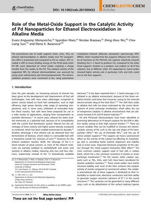 Role of the Metal-Oxide Support in the Catalytic Activity