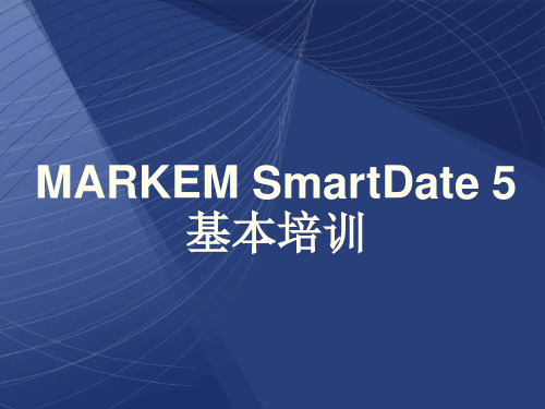 马肯TTOSmartDate5培训