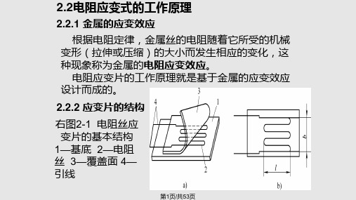 电阻应变式传感器PPT课件