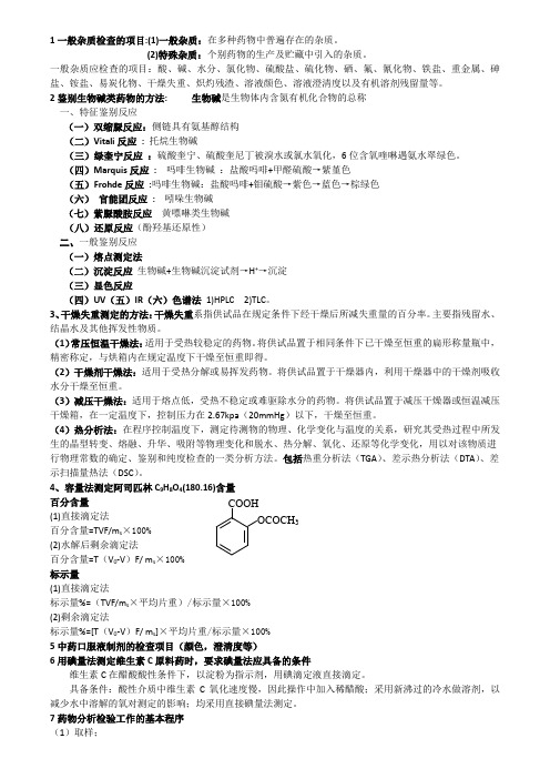 药物分析