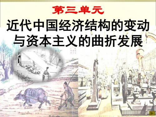 岳麓版高中历史必修二第二单元第10课《近代中国经济结构的变动》经典授课课件(43张)(共43张PPT)