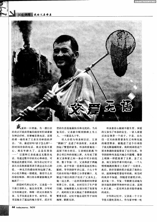 父爱无语