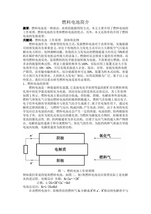 燃料电池简介