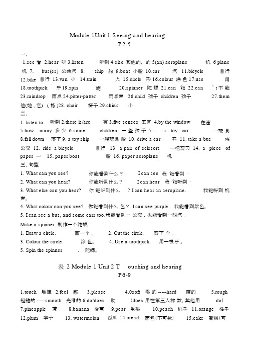 上海小学牛津英语3b单词、句子、词组