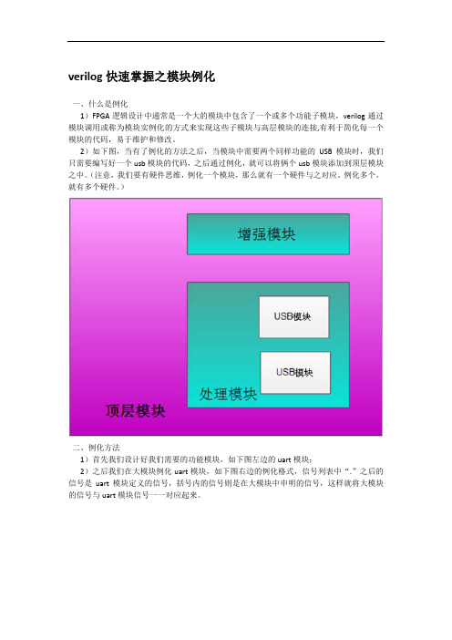 verilog分享 verilog快速掌握之模块例化