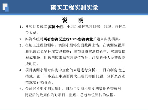 砌筑工程实测实量标准及图例