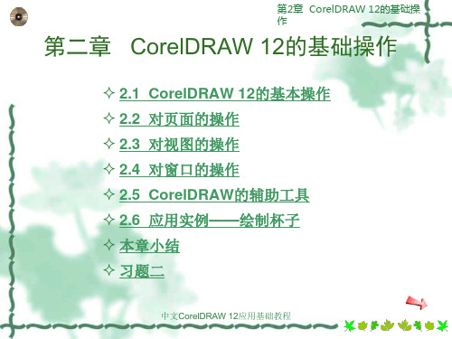 中文CorelDRAW12应用基础教程