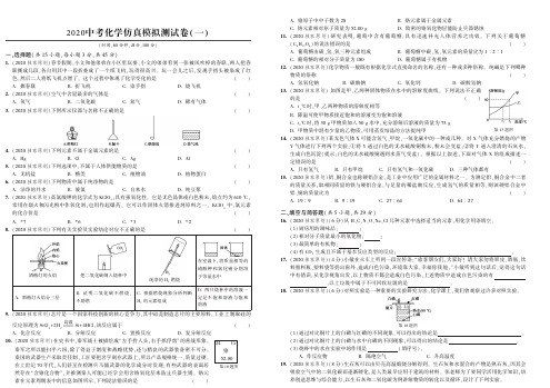 2020年中考化学仿真模拟测试卷(一)