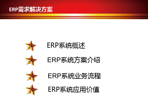 ERP需求解决方案ppt课件