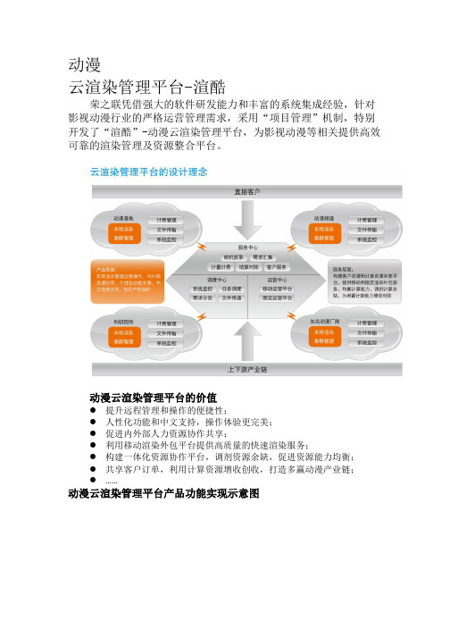 云渲染农场(渲酷)的架构和实现