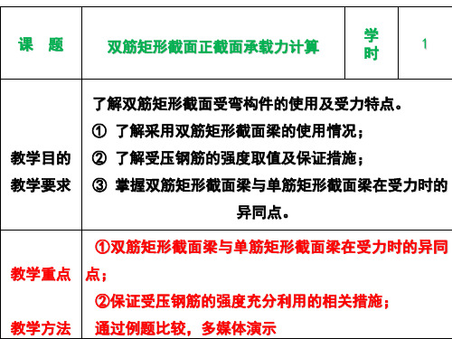 单筋矩形