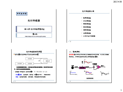 第14讲+光纤传感原理综述