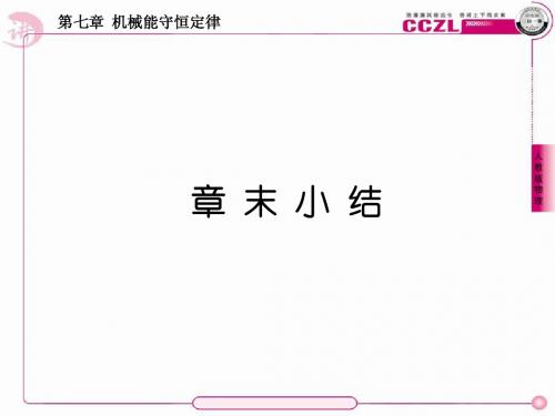 【成才之路】高中新课标人教版物理 必修二(学案课件+课时练习) 第七章  机械能守恒定律 第十节  能量守恒定