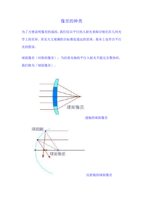 像差的种类