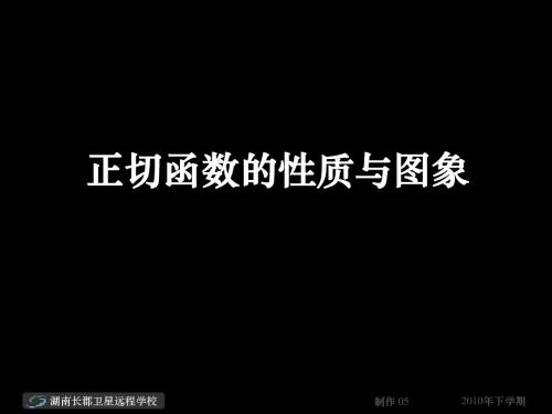 高一数学《正切函数的性质与图象》(课件)