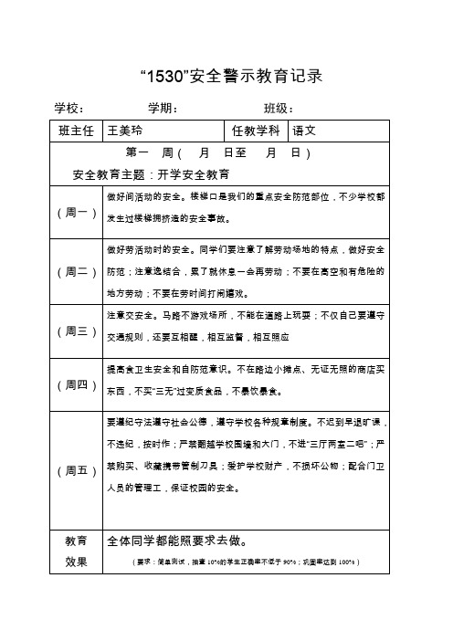 1530教育记录