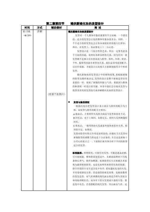 第二章第二节 婚庆新娘化妆的发型设计