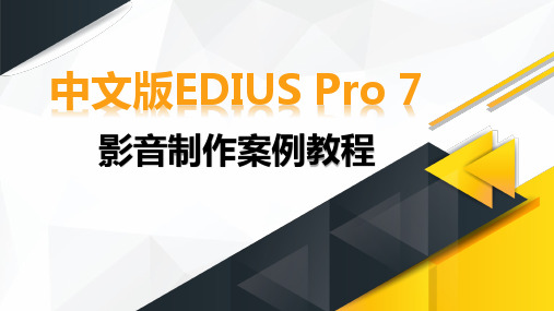 《中文版EDIUS Pro 7影音制作案例教程》第六章妙笔生花