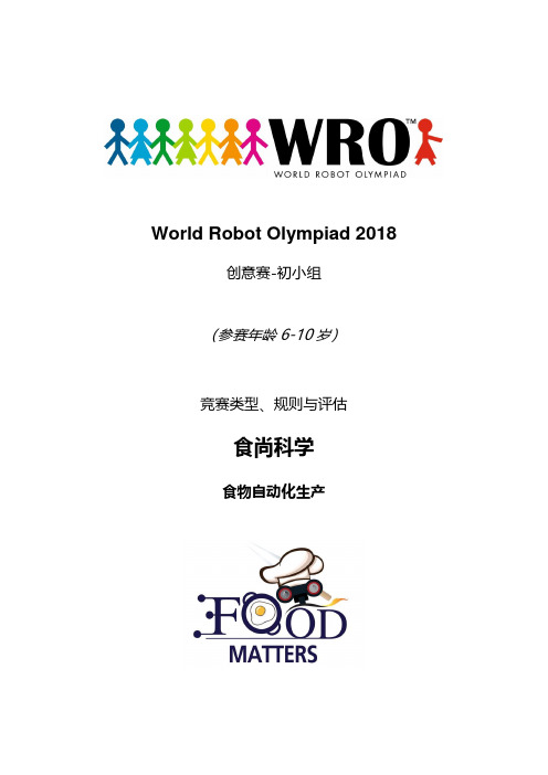 wro2018创意赛初小组