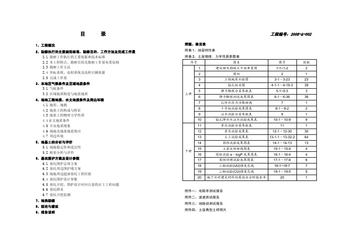 上海中心大厦工程详勘报告