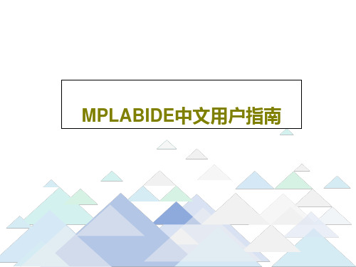 MPLABIDE中文用户指南共16页