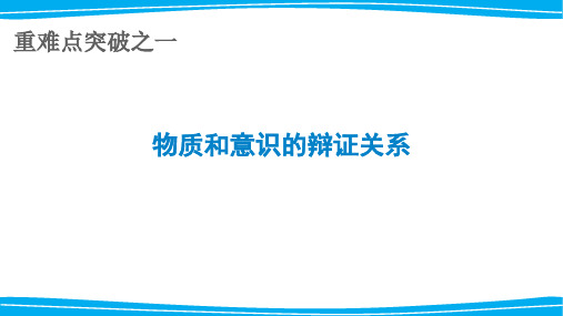 物质和意识的辩证关系原理