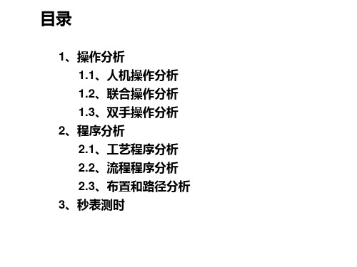 人机、联合、双手、工艺、流程、线路、时间