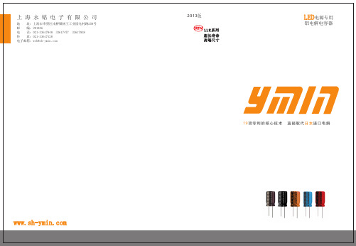 上海永铭电子专业铝电解电容器目录（ＰＤＦ）