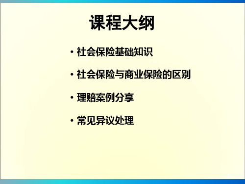 社保和商保的区别.ppt