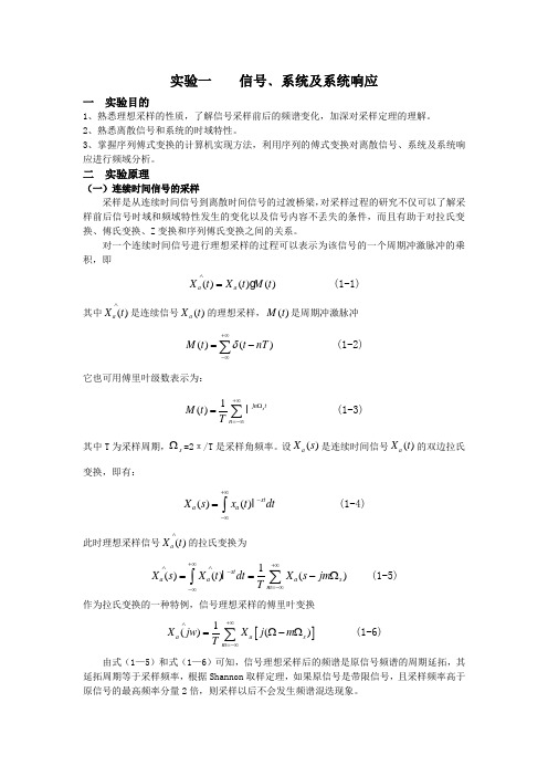 matlab数字信号处理实验