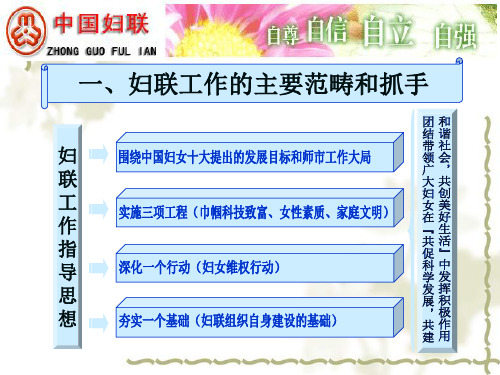 最新妇联业务知识培训专业知识讲座