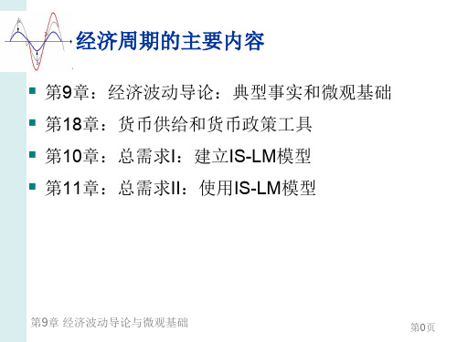 第9章 经济波动导论与微观基础-文档资料68页
