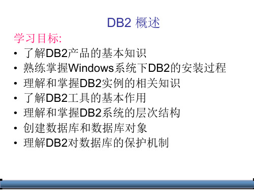 数据库系统：DB2 概述