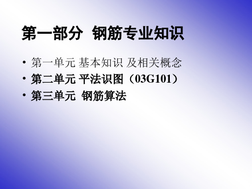 梁柱板基础钢筋平法标注图解