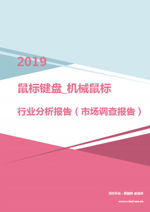 2019年鼠标键盘_机械鼠标行业分析报告(市场调查报告)