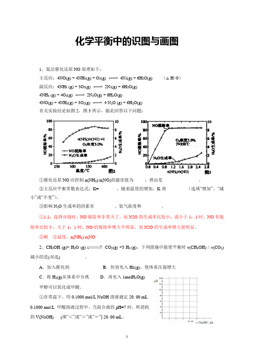 化学平衡中的识图与看图(含答案)