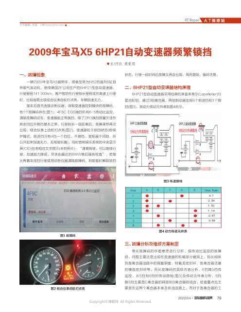 27174070_2009年宝马X5_6HP21自动变速器频繁锁挡