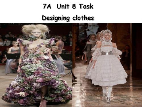 译林牛津版七年级英语上册课件：Unit 8  Fashion task